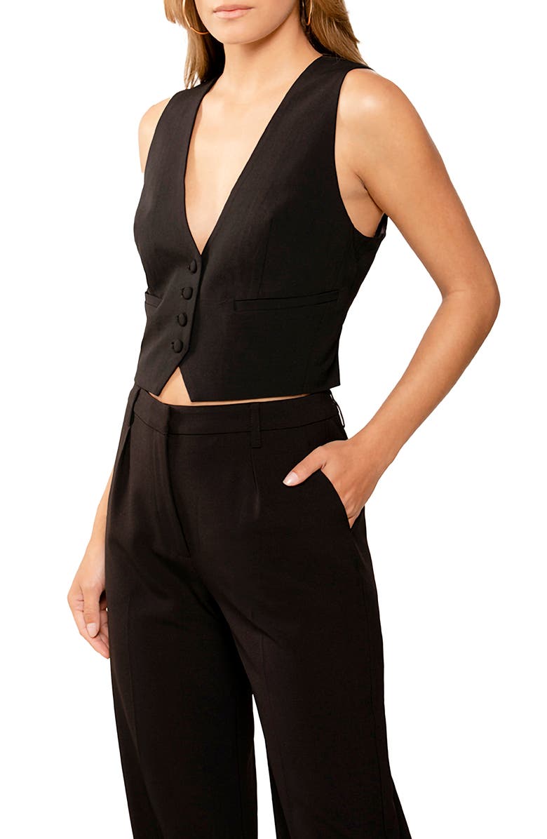 Bardot Calilista Back Belt Vest, Alternate, color, 