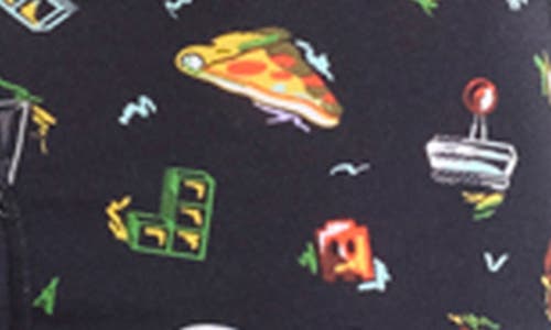 Saxx Droptemp™ Cooling Cotton Boxer Briefs In Gamers Paradise-black