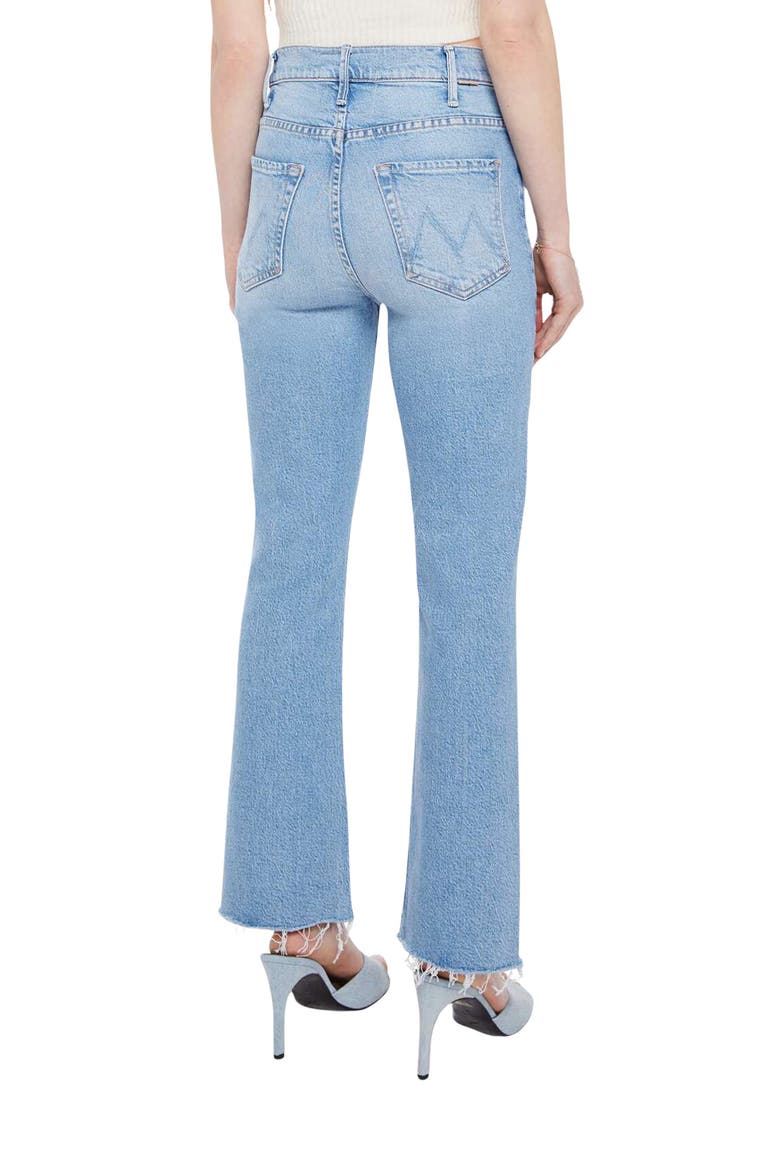 The Hustler Frayed High Waist Ankle Bootcut Jeans, Alternate, color, SOW SURREAL
