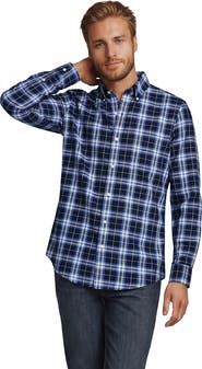 Lands' End Traditional Fit No Iron Twill Shirt