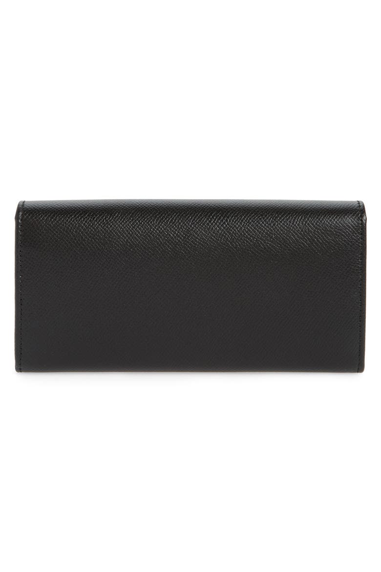Icona Clip Continental Wallet, Alternate, color, NERO