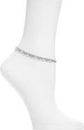 NORDSTROM RACK Double Layer CZ & Faux Pearl Anklet
