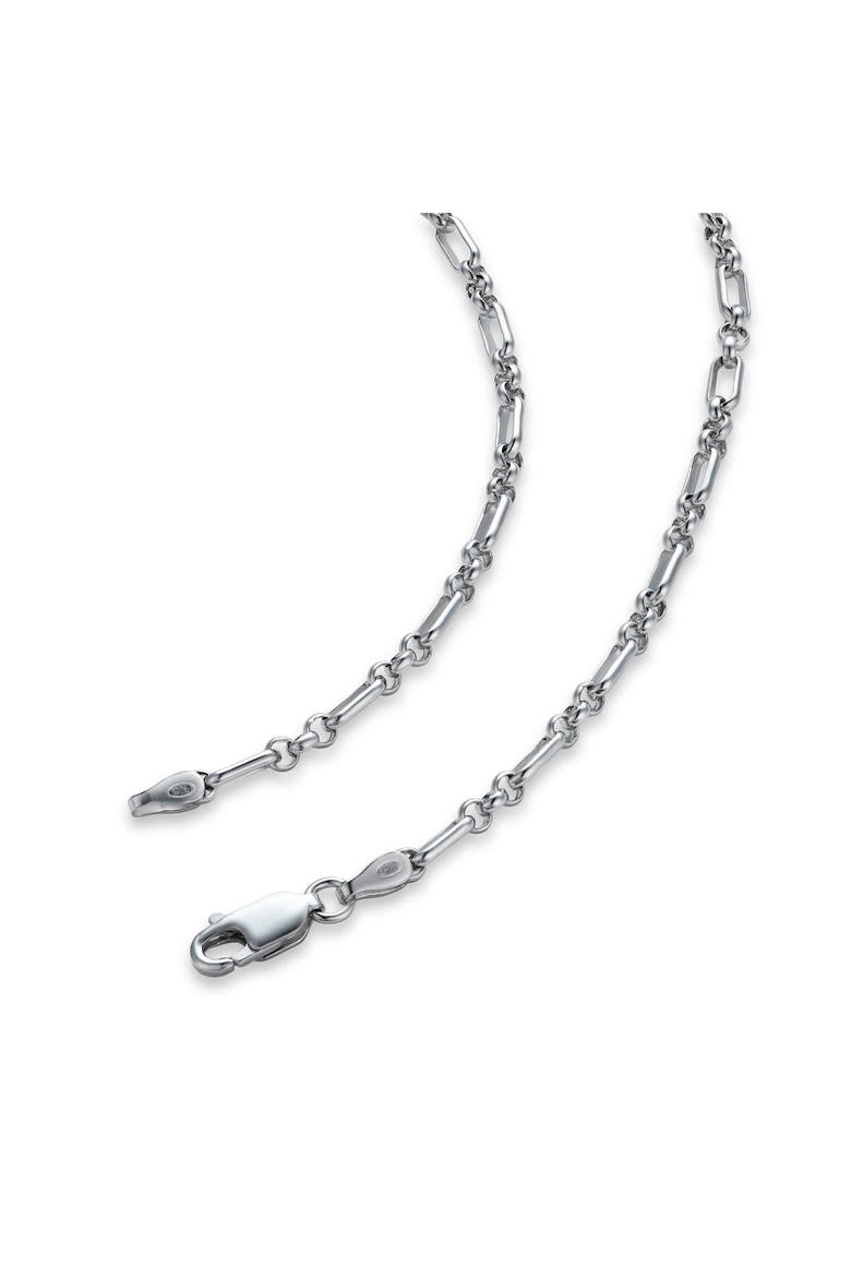 Yozora Link Chain Necklace 925 Silver, Alternate, color, Sterling Silver