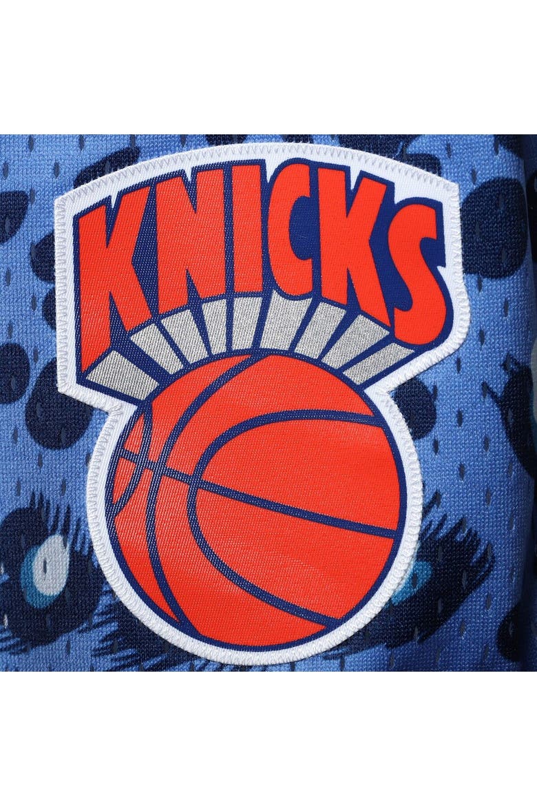 Men's Mitchell & Ness x Uninterrupted Blue/White New York Knicks Hardwood Classics Swingman Shorts, Alternate, color, Blue