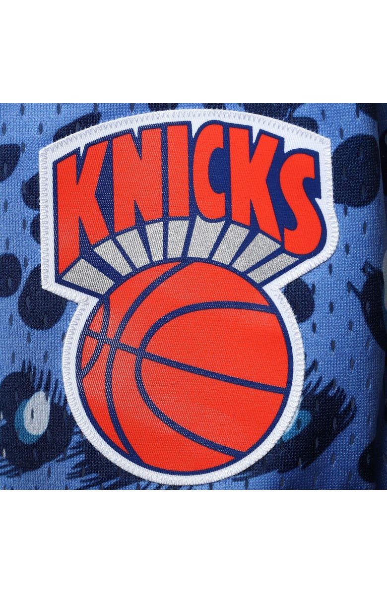 Mitchell & Ness Men's Mitchell & Ness x Uninterrupted Blue/White New York Knicks Hardwood Classics Swingman Shorts, Alternate, color, Blue
