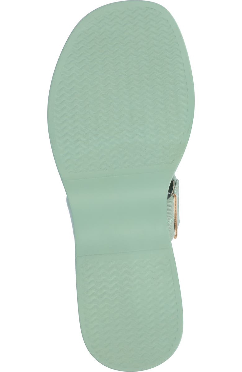 Journee Collection Veradie Platform Slide Sandal, Alternate, color, Sage