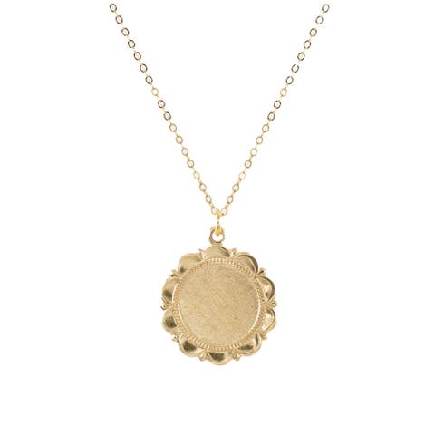 Minimal Flower Chain Necklace