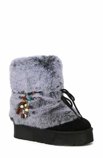 Owen Tassel Foldover Faux Suede Boot