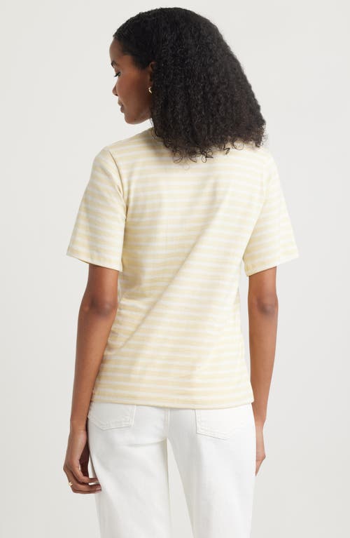 Nordstrom Relaxed Fit Pima Cotton Crewneck T-shirt In Yellow