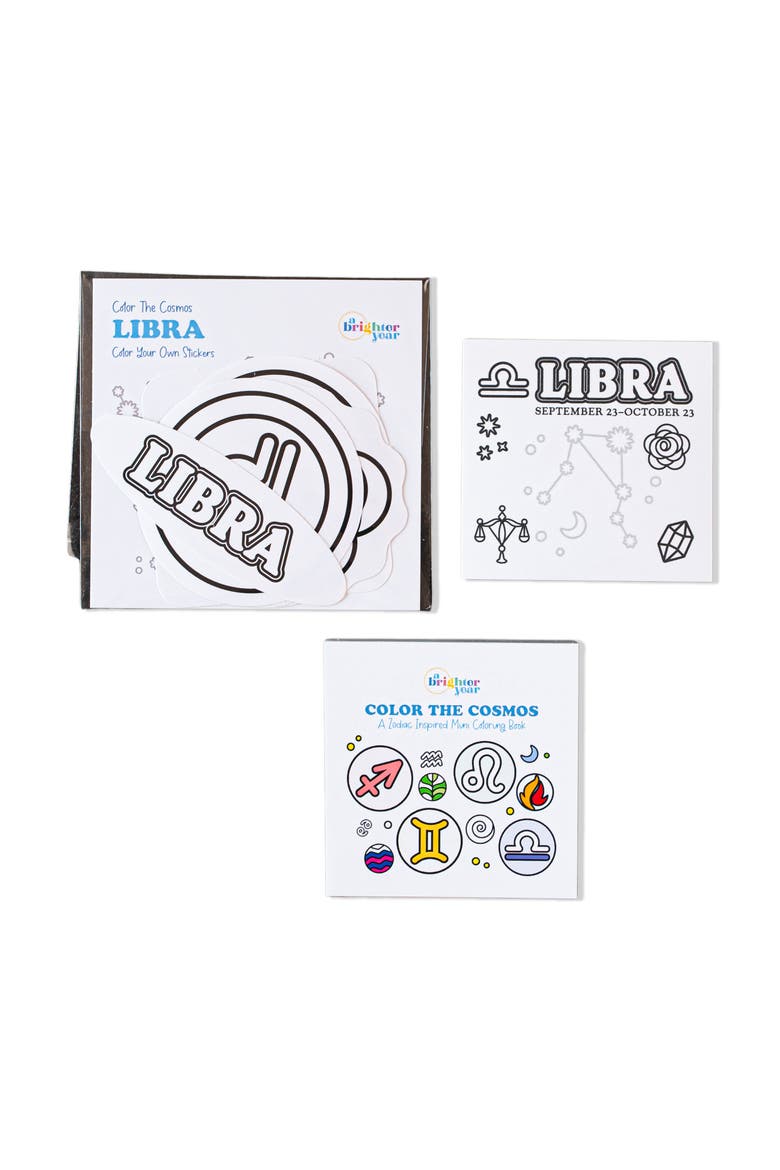 Color The Cosmos Adult Creative Activity Mini Bundle, Main, color, Libra
