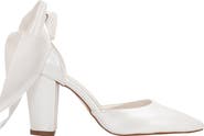 Forever & Always Shoes Gisele High Block Heels with Ribbon