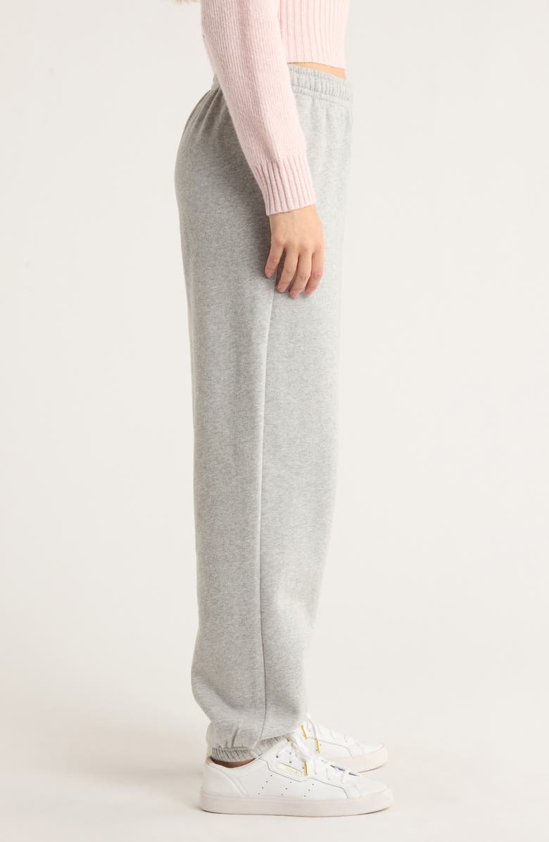 PacSun Classic Cotton Blend Fleece Joggers, Alternate, color, Heather Grey