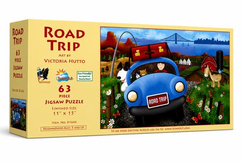 Road Trip 63 piece Jigsaw Puzzle for Adults