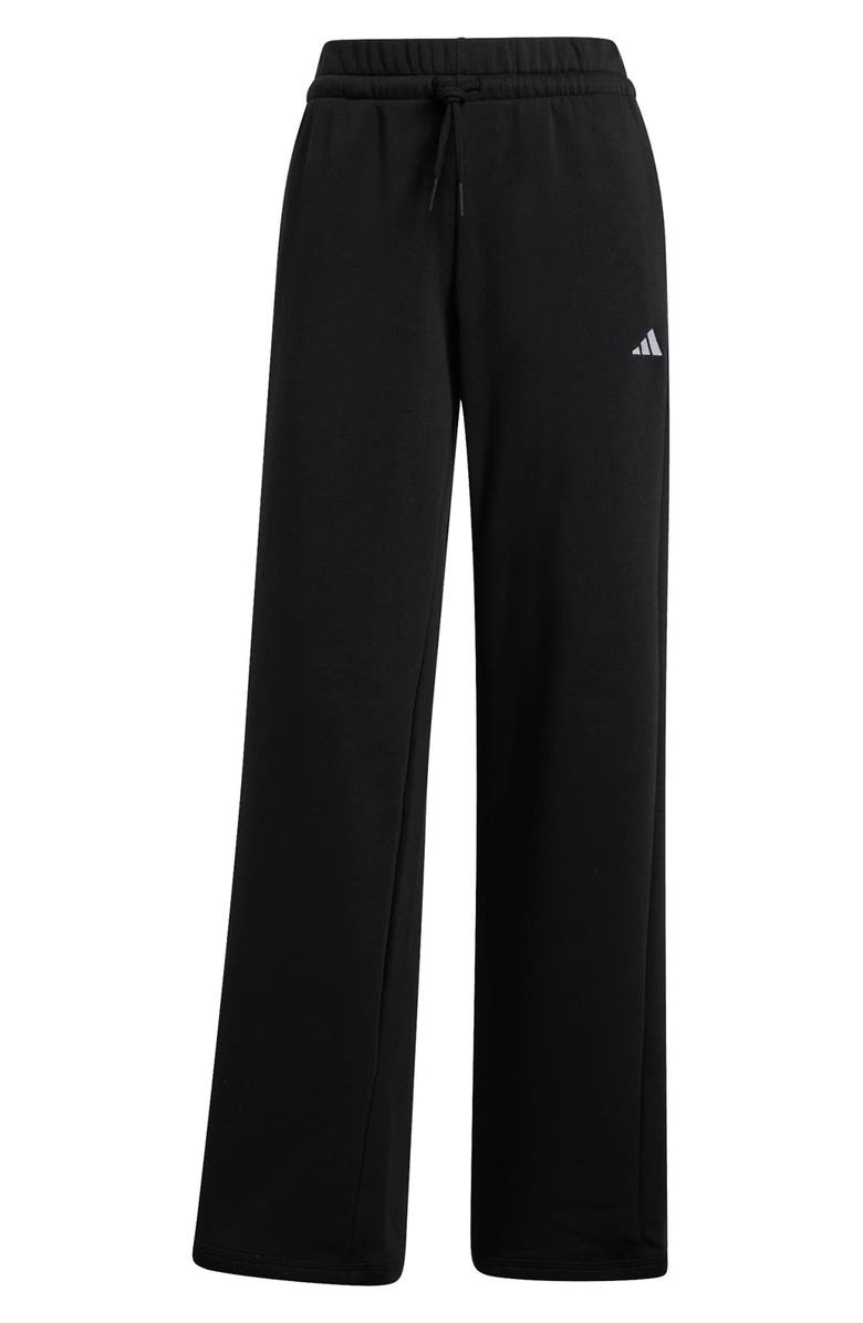 adidas Essentials Pants, Main, color, Black/ White
