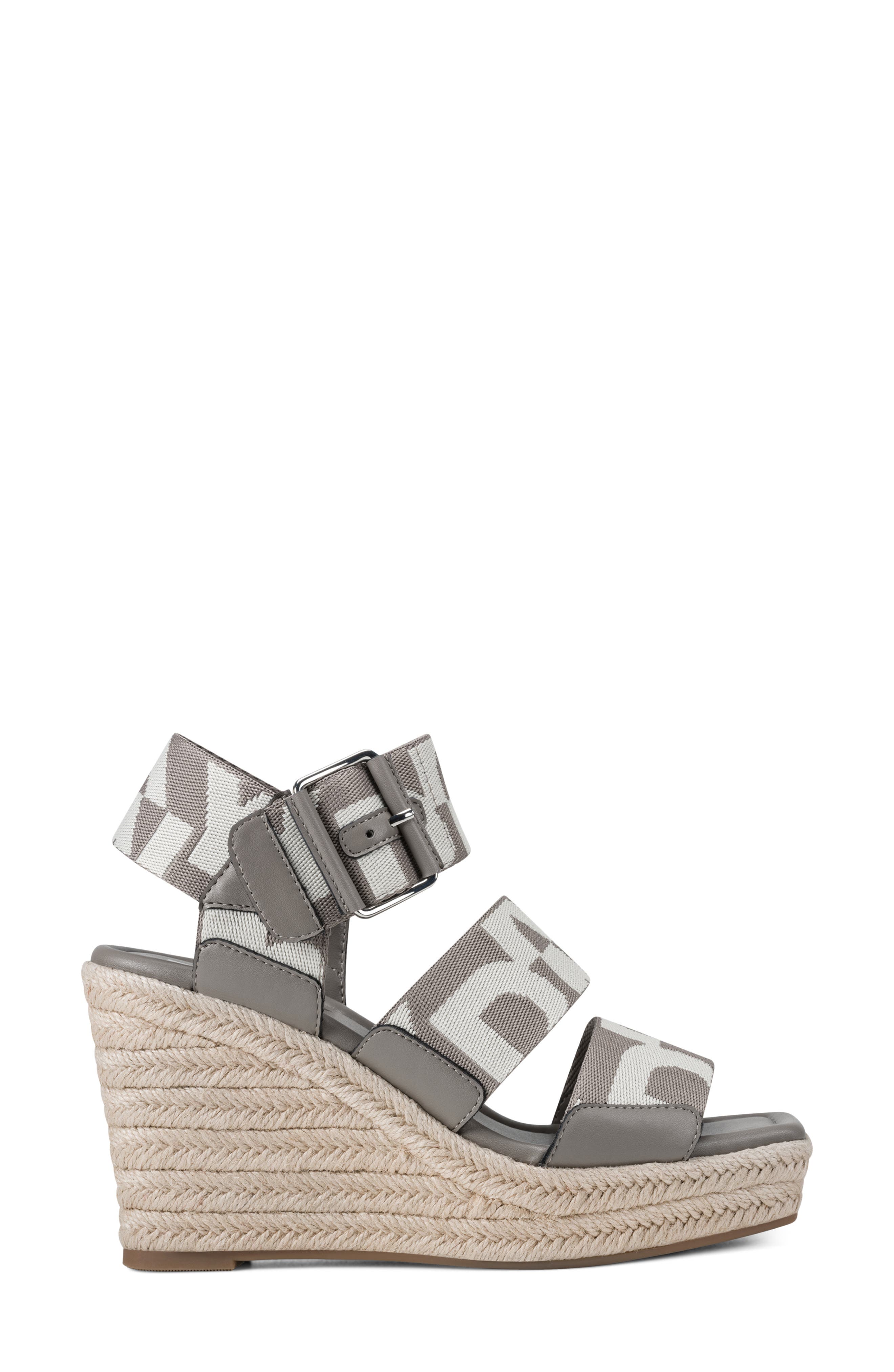 DKNY Caylee Platform Wedge Sandal, Alternate, color, 