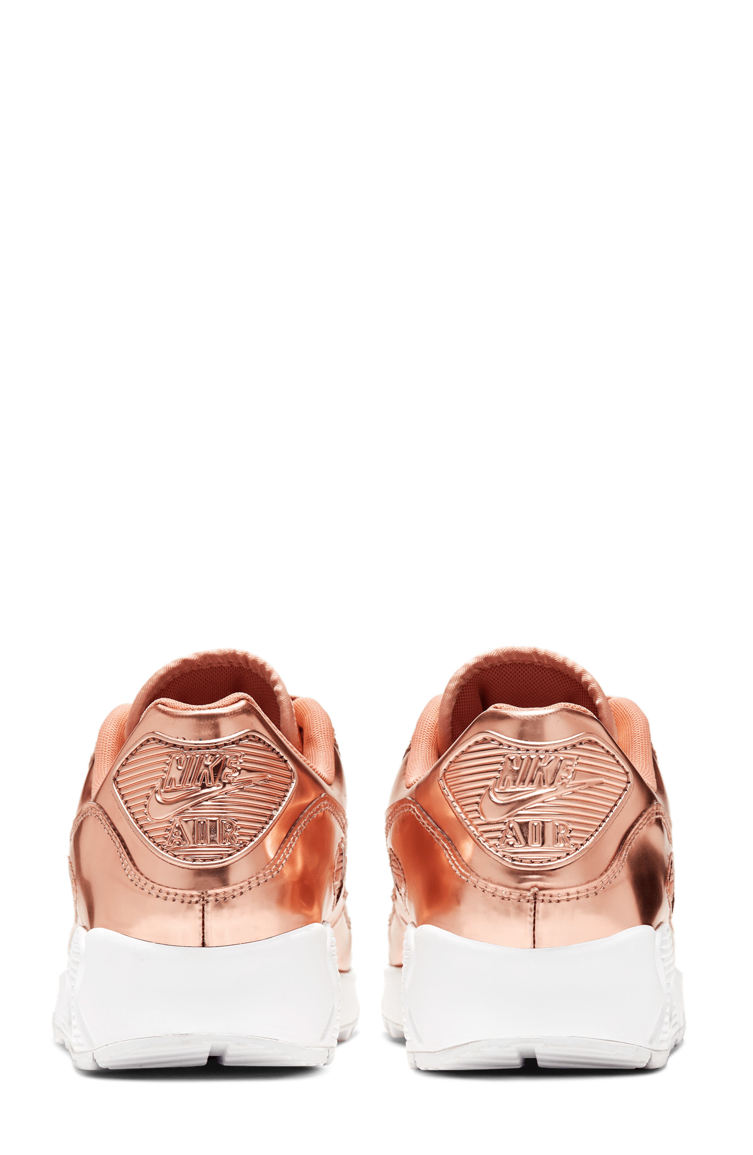 Air Max 90 SP Metallic Sneaker, Alternate, color, ROSE GOLD/ RED BRONZE/ WHITE