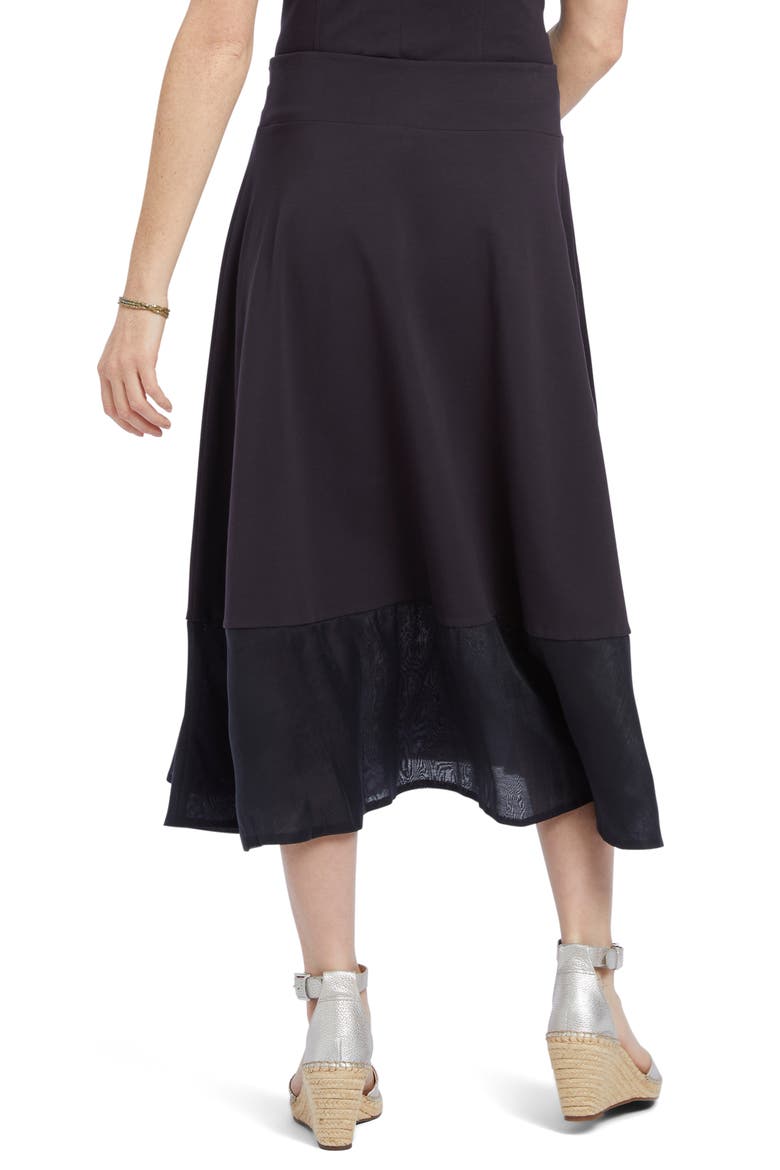 Nova Midi Skirt, Alternate, color, MIDNIGHT