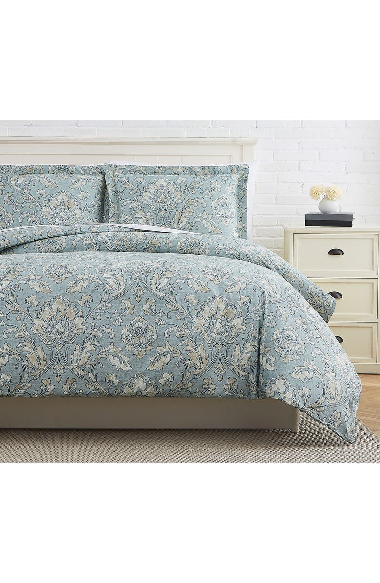 SOUTHSHORE FINE LINENS Premium Collection 300 Thread-Count Long Staple Cotton Oversized Duvet Cover Sets, Alternate, color, 