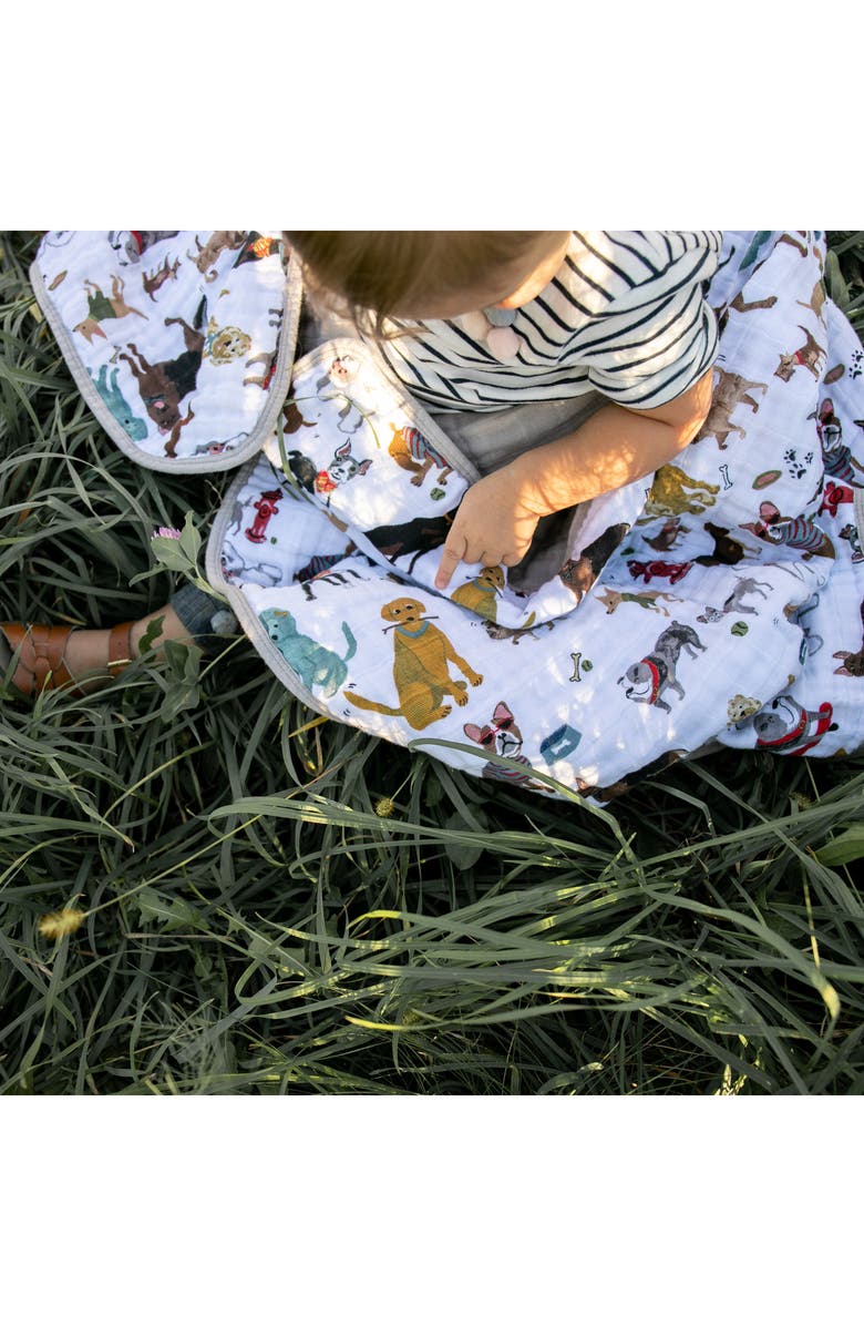 little unicorn Original Cotton Muslin Quilt, Alternate, color, Woof