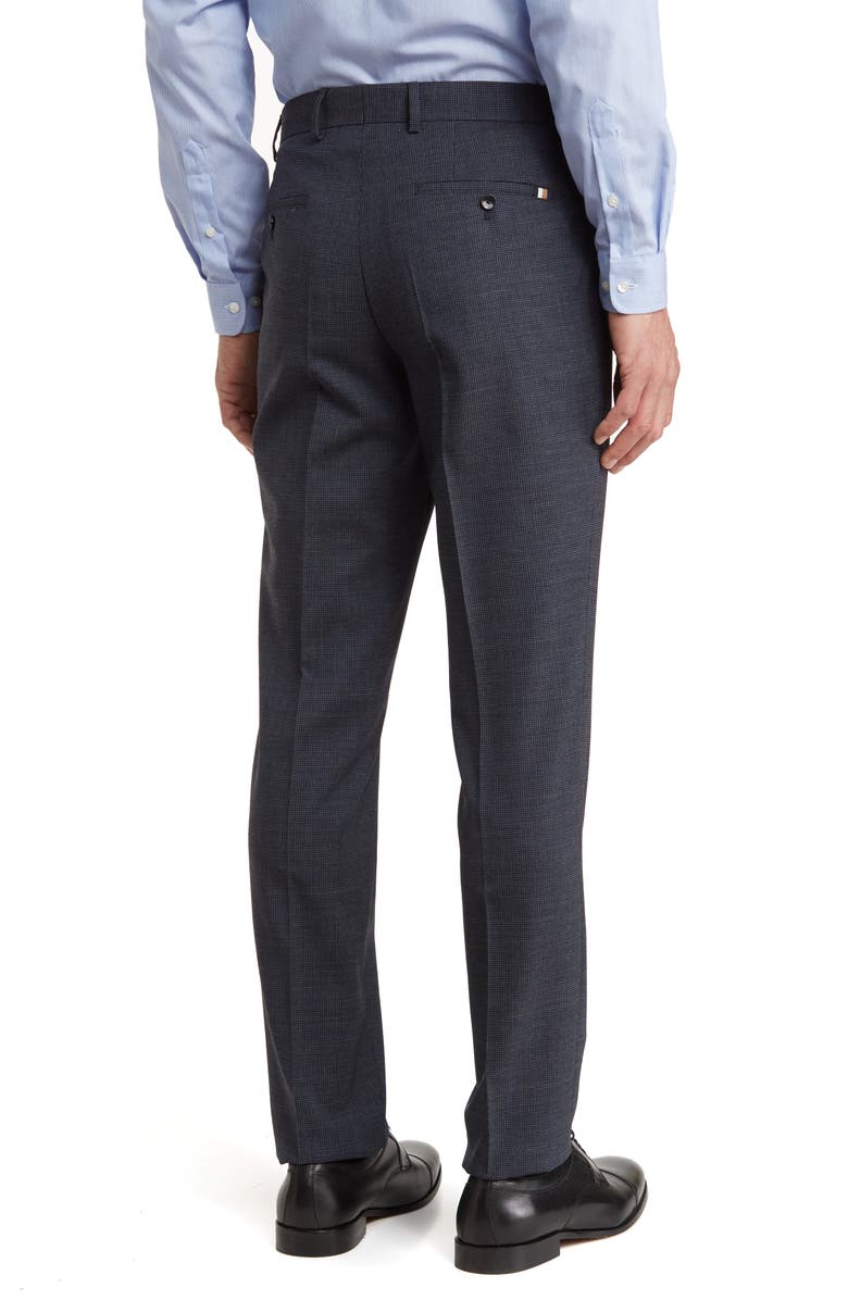 BOSS Genius Slim Fit Wool Blend Dress Pants, Alternate, color,