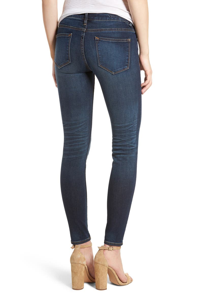 Jagger Skinny Jeans, Alternate, color, DARK