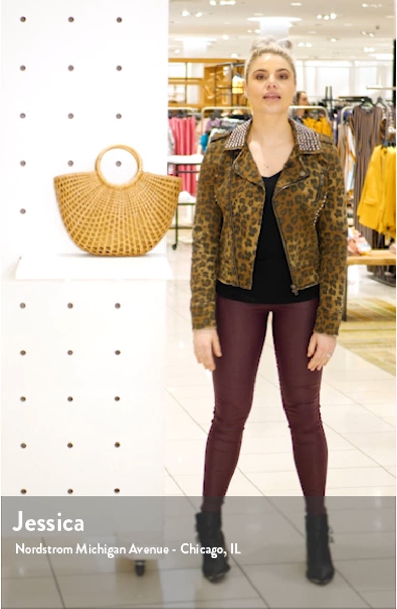 Woven Straw Satchel, sales video thumbnail