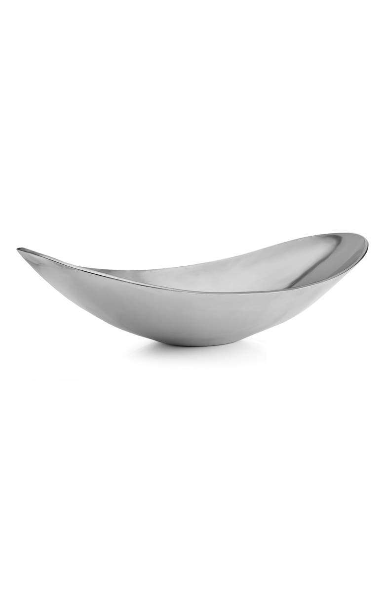 Nambé Lava Grande Serving Bowl, Main, color, Metallic Silver