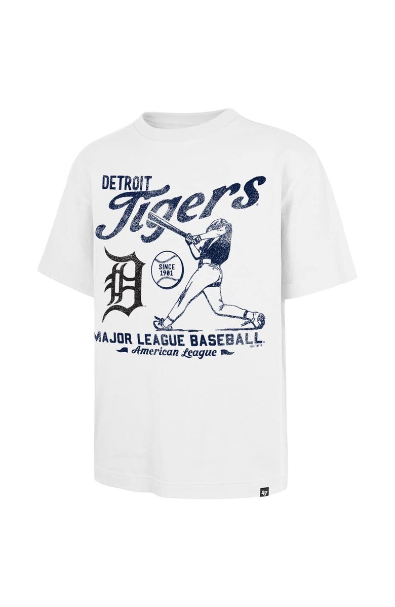 '47 Men's '47 White Detroit Tigers Regional Batter Foundation T-Shirt, Alternate, color, White