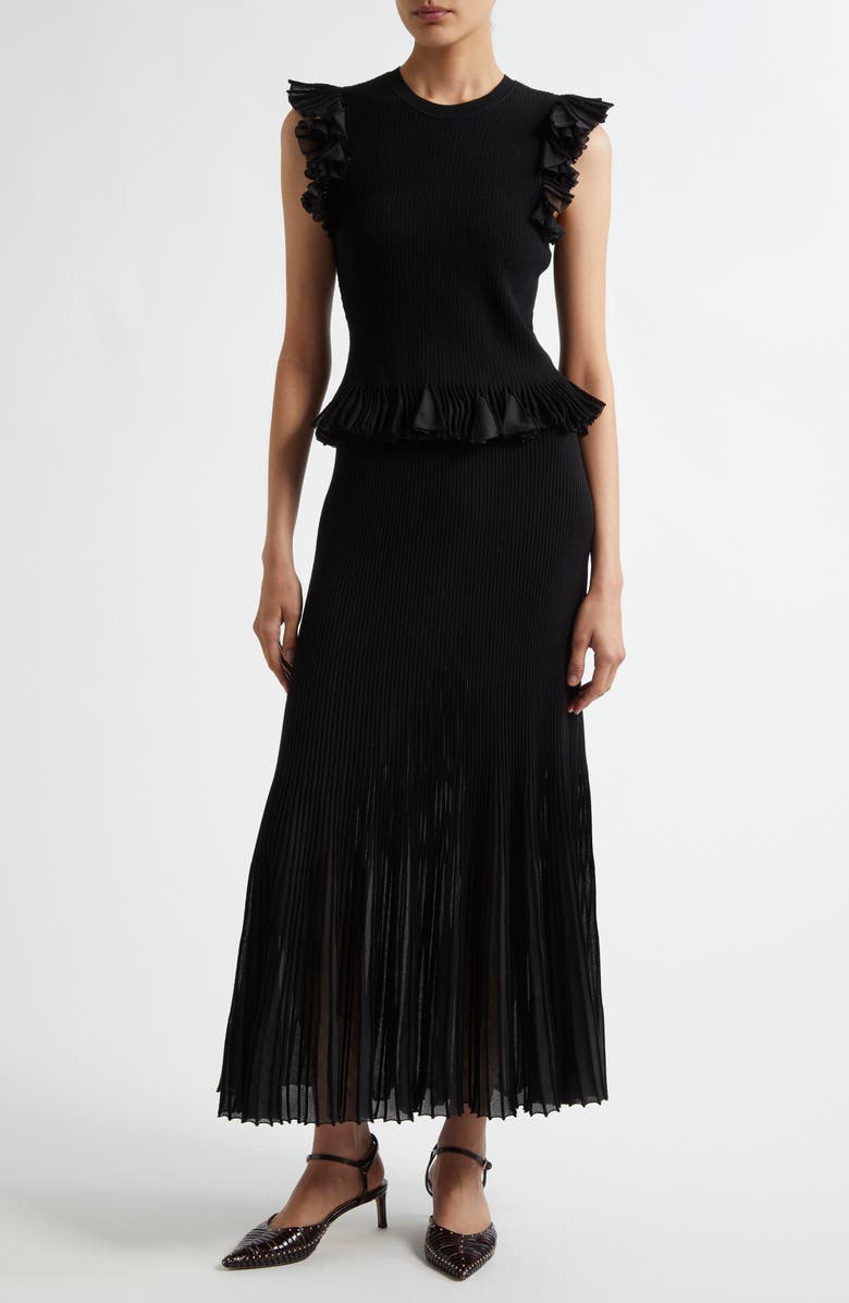 Ulla Johnson Vera Rib Midi Skirt, Alternate, color,