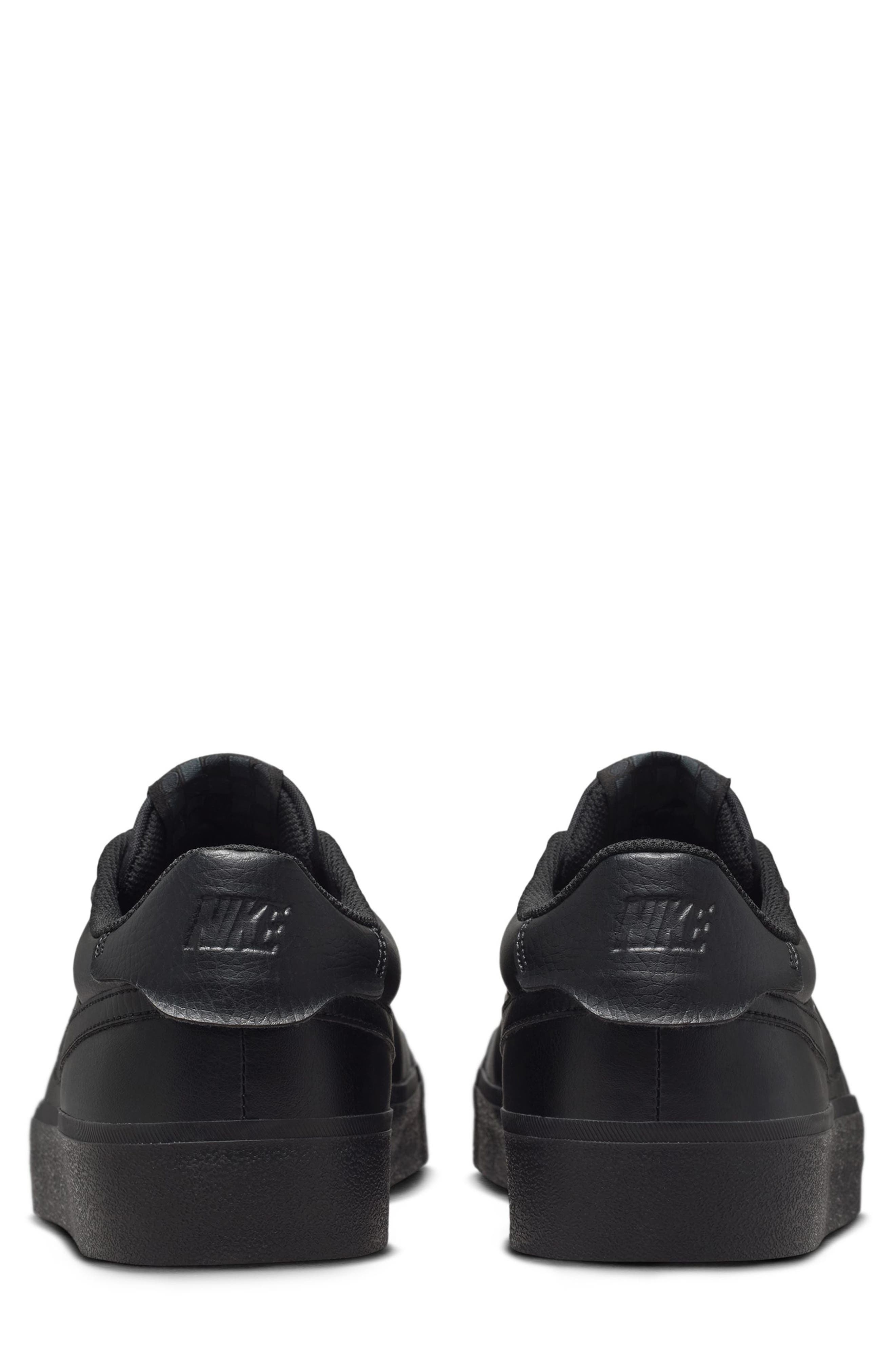 Nike Court Shot Low Top Sneaker, Alternate, color, Black/ Black