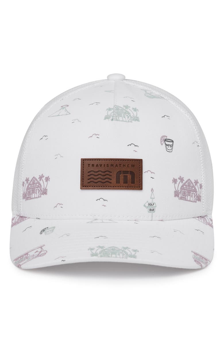 TravisMathew Tiki Mapes Snapback Baseball Cap, Main, color,