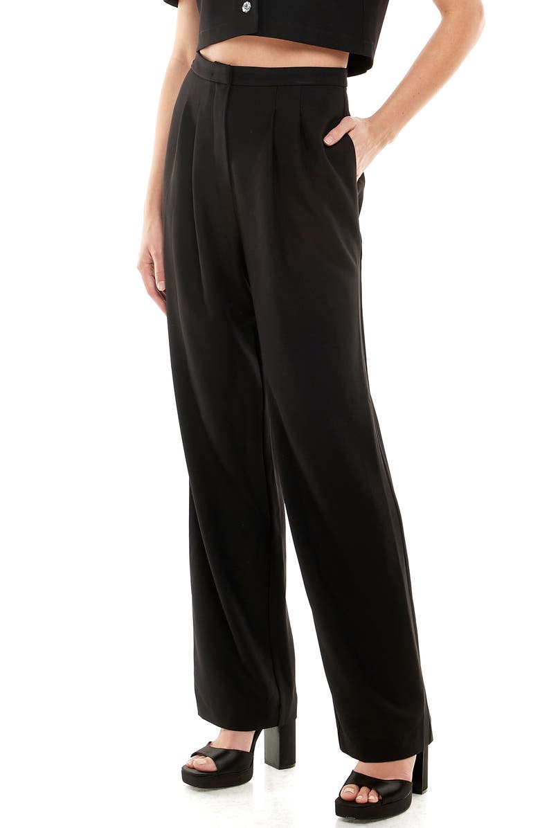 WAYF Hatty High Waist Trousers, Alternate, color, 