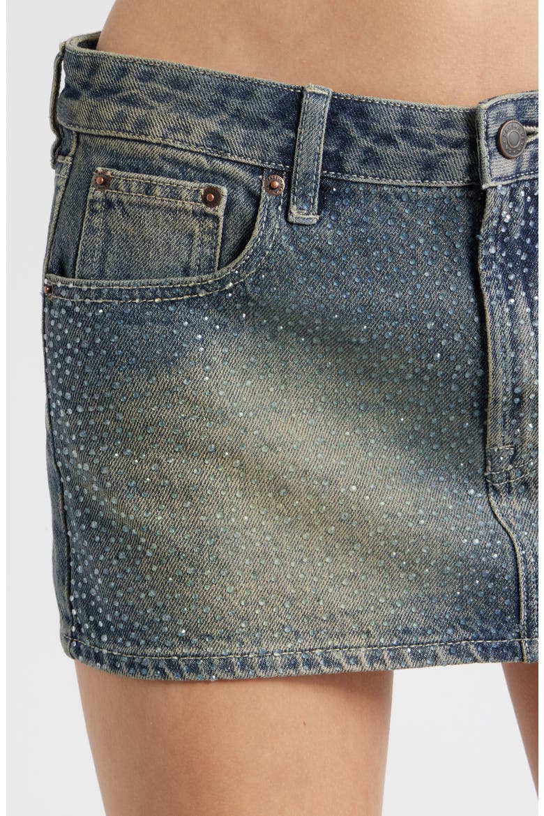 Malva Micro Miniskirt, Alternate, color, MEDIUM INDIGO