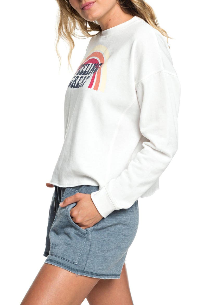Dream Believer Sweatshirt, Alternate, color, MARSHMALLOW