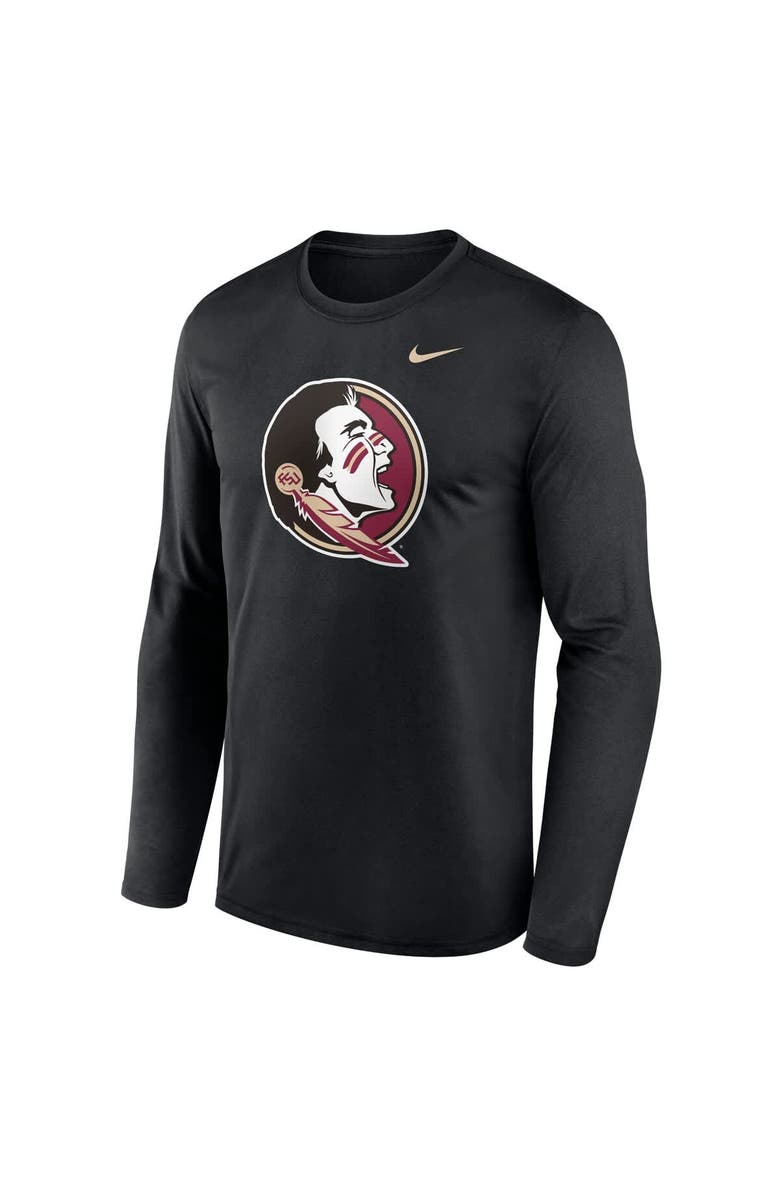 Nike Men's Nike Black Florida State Seminoles Primetime Primary Legend Long Sleeve T-Shirt, Alternate, color, 