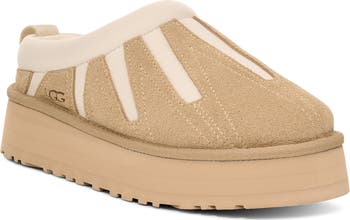 【関税込み】W Tazz Sunwave Mules - UGG - Leather - Beige UGG® Tazz Sunwave Platform Slipper (Women) | Nordstromrack