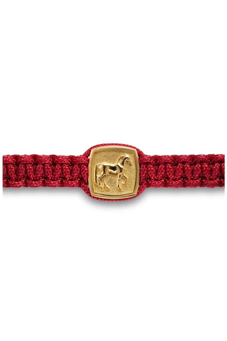 Petrvs Horse Station Bracelet, Alternate, color, RED