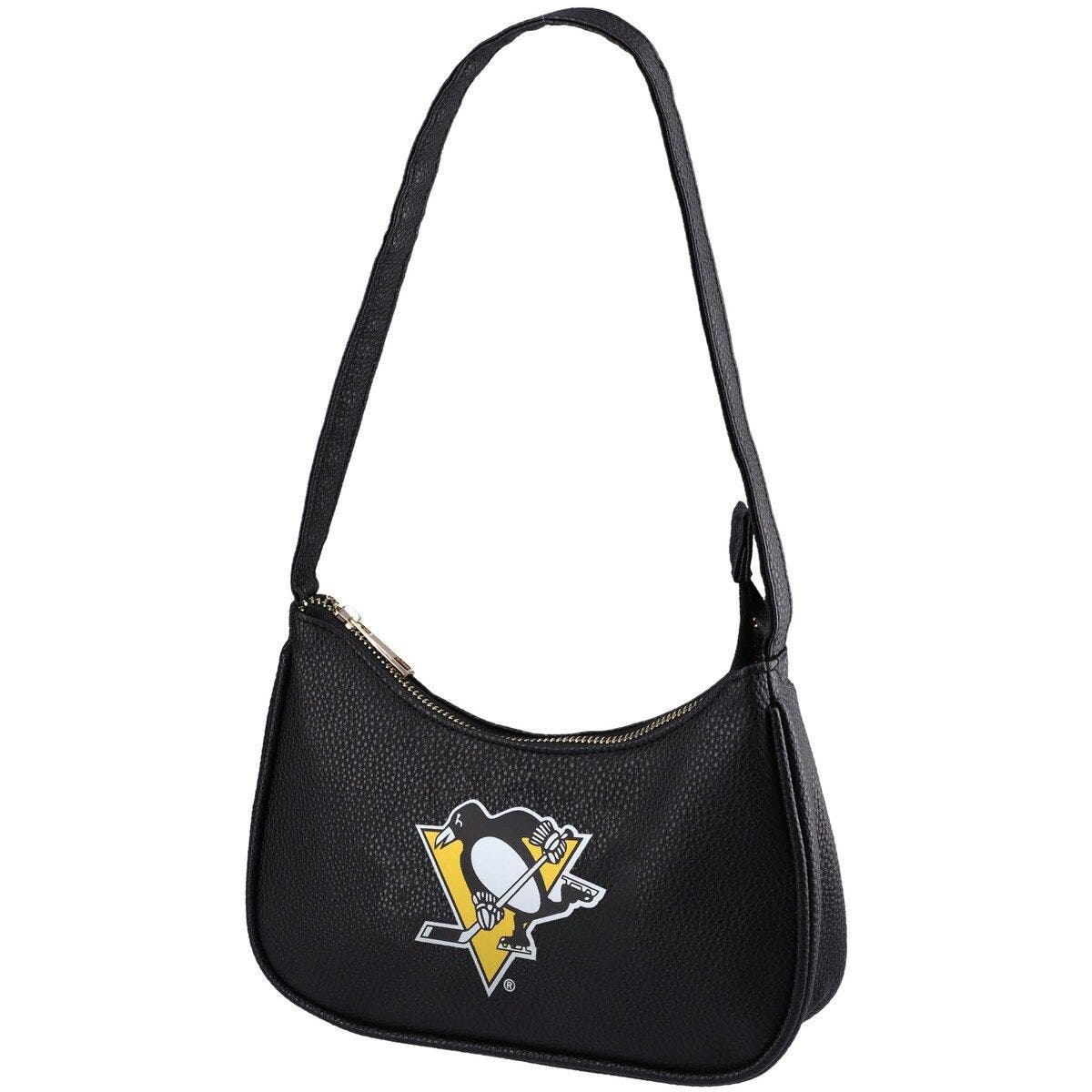 FOCO Pittsburgh Penguins Printed Mini Purse, Main, color, Black