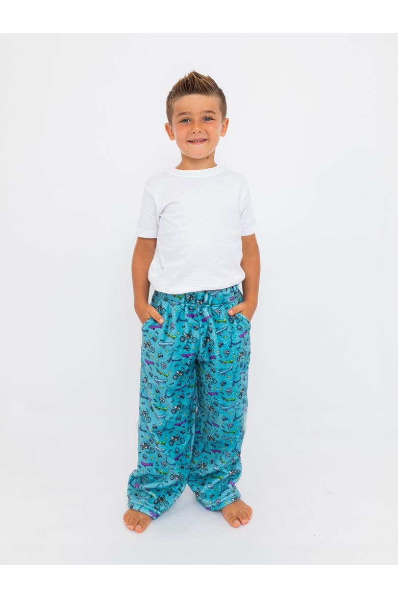Plush Bike and Skate Loungewear Pant, Main, color, Teal