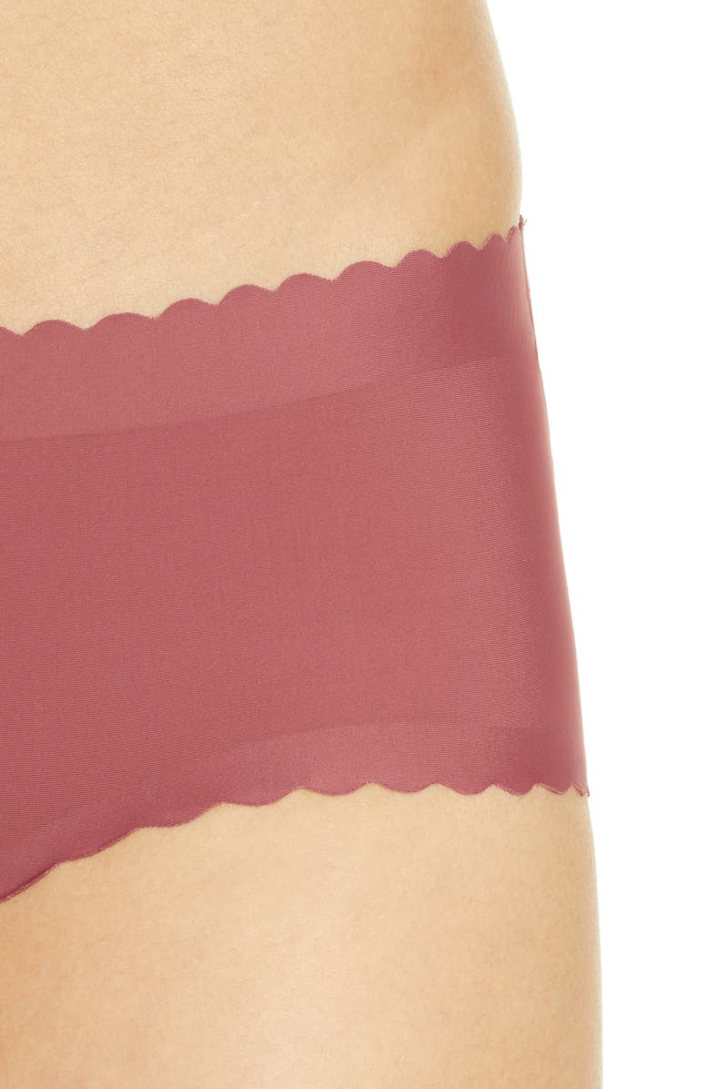 Knix Essential Scallop Boyshorts, Alternate, color, 