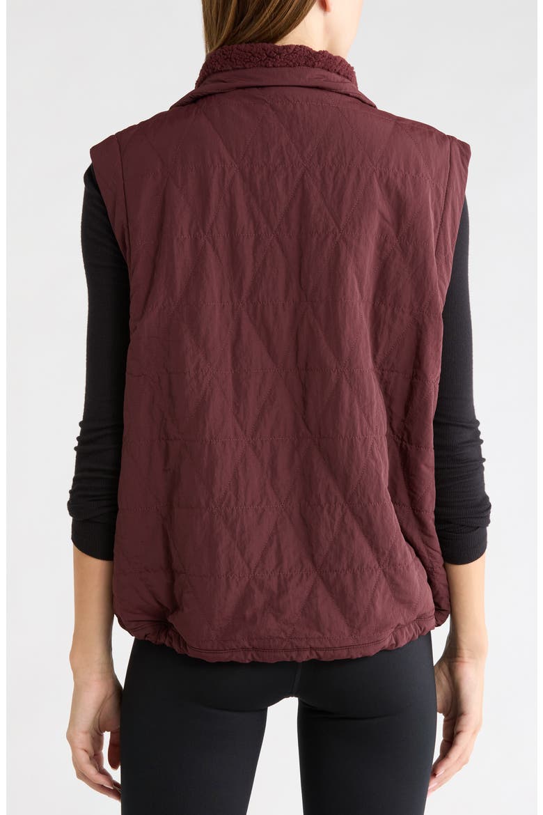 Encinitas Reversible Vest, Alternate, color, CACAO