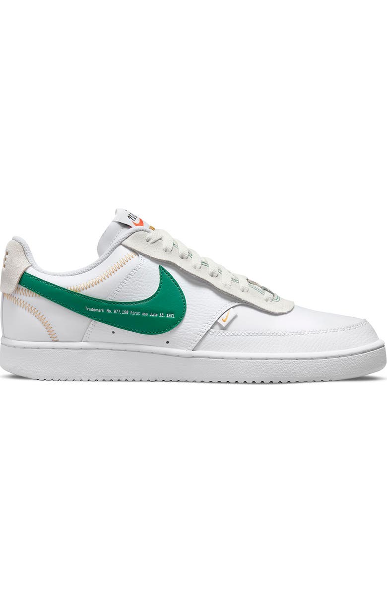 Nike Court Vision Premium Leather Sneaker, Alternate, color,