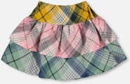 Deux par Deux Two-Tiered Flannel Skirt