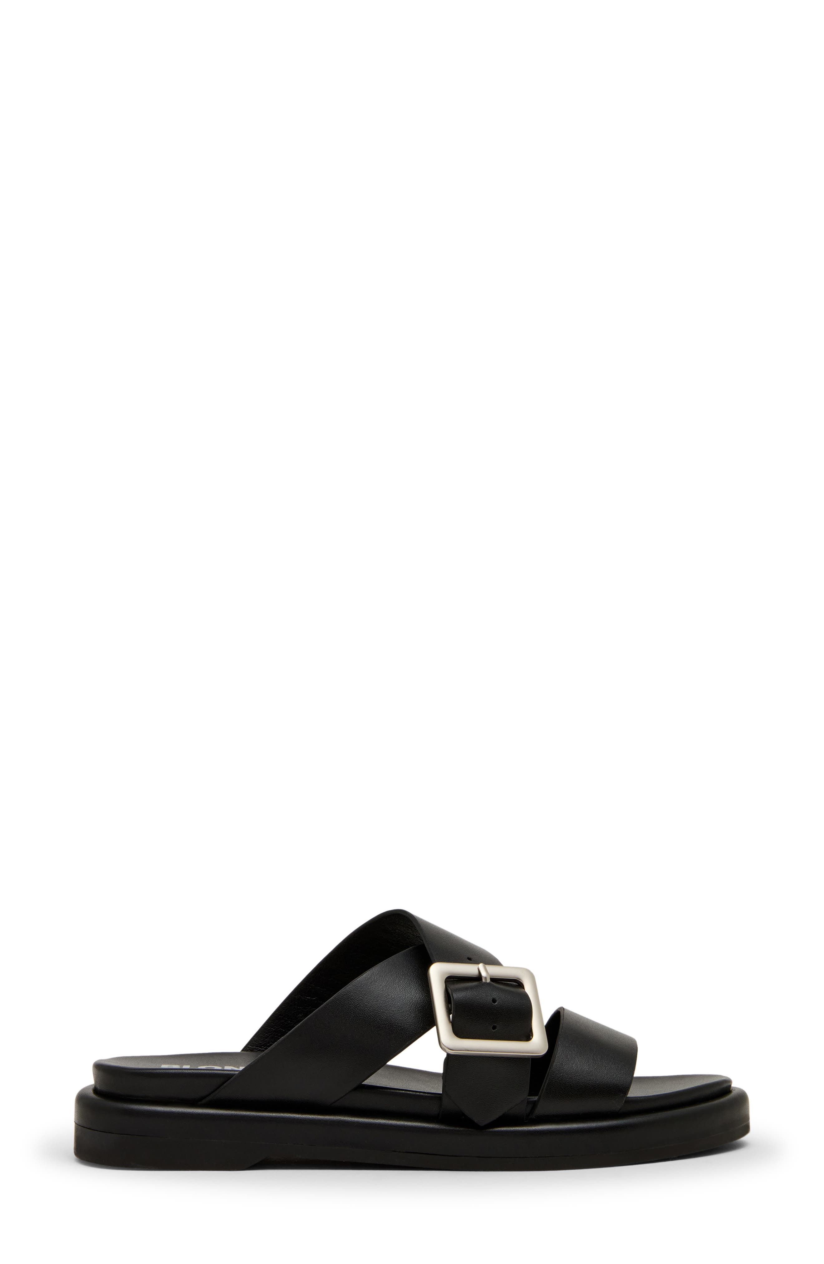 Blondo Larah Waterproof Sandal, Alternate, color, Black Leather