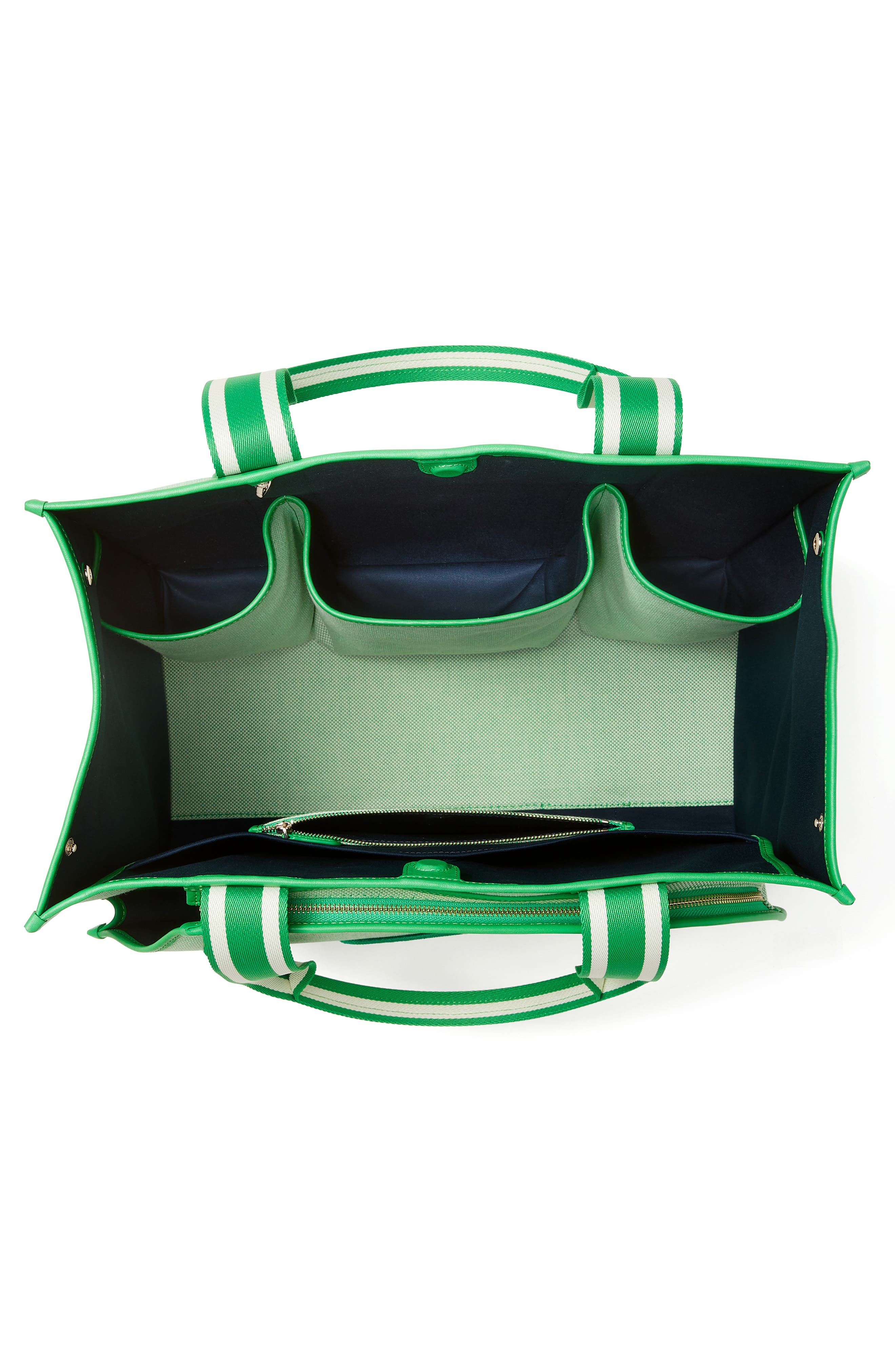 Kate Spade New York courtside tennis large canvas tote, Alternate, color, 