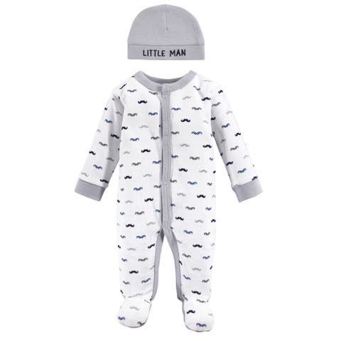 Preemie Cotton Sleep & Play Outfit with Hat (Baby)