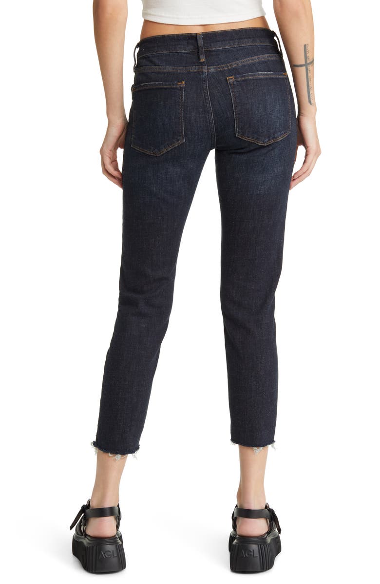 FRAME Le Garcon Chewed Hem Crop Boyfriend Jeans, Alternate, color, 