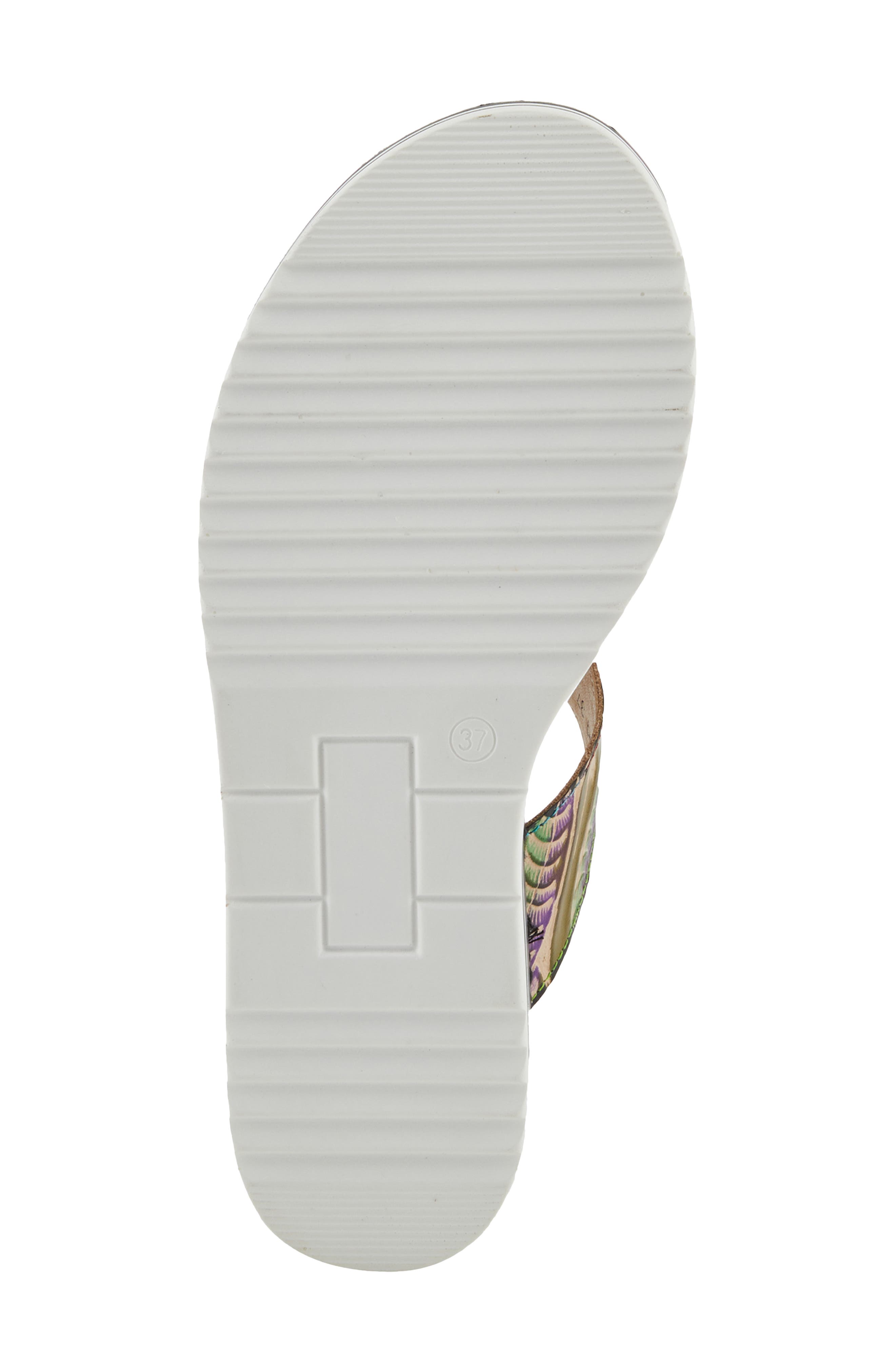 L'Artiste by Spring Step Naomi Platform Slide Sandal, Alternate, color, Olive Multi