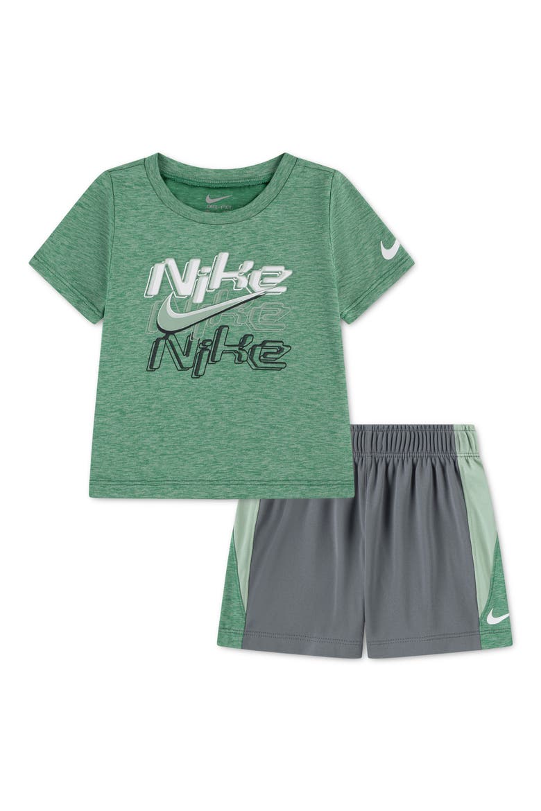 Dropsets Icon T-Shirt & Shorts, Main, color, SMOKE GREY