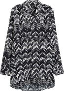 Universal Standard Toni Print High-Low Tunic Top